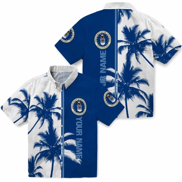 Customized Air Force Palm Trees Hawaiian Shirt Latest Model