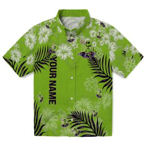 Customized Alien Hibiscus Print Hawaiian Shirt Best selling