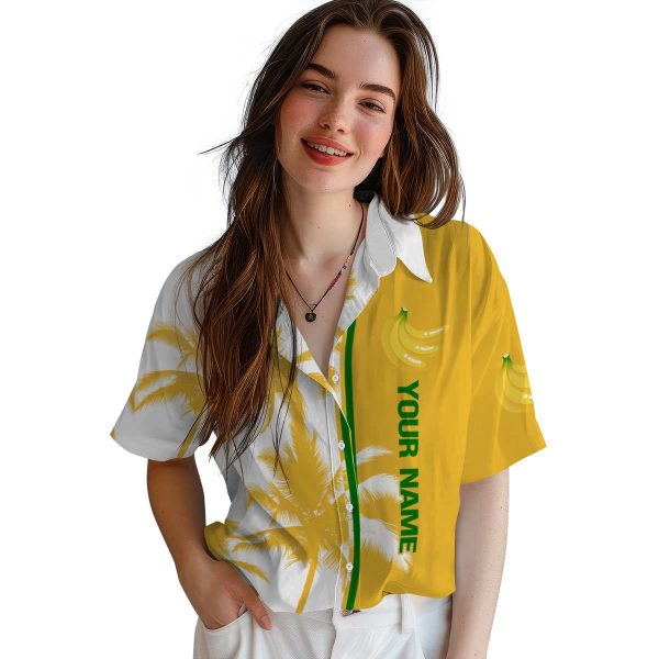 Customized Banana Palm Trees Hawaiian Shirt Trendy