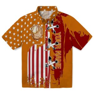 Customized Baseball Stitched Flag Hawaiian Shirt Best selling