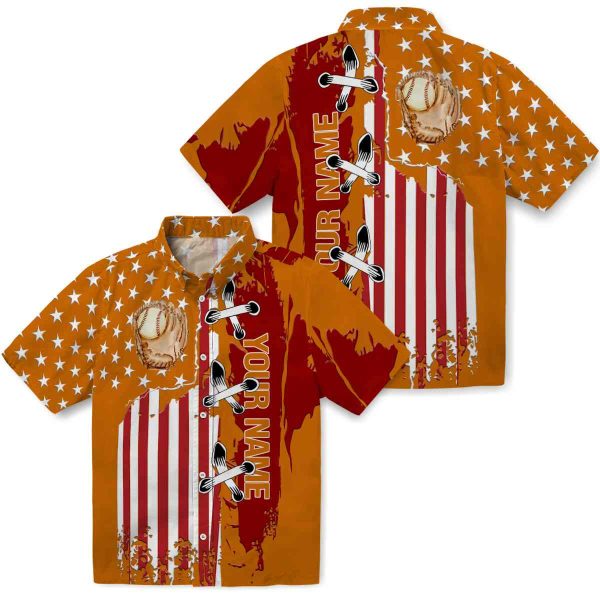 Customized Baseball Stitched Flag Hawaiian Shirt Latest Model