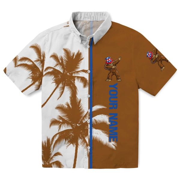 Customized Bigfoot Palm Trees Hawaiian Shirt Best selling