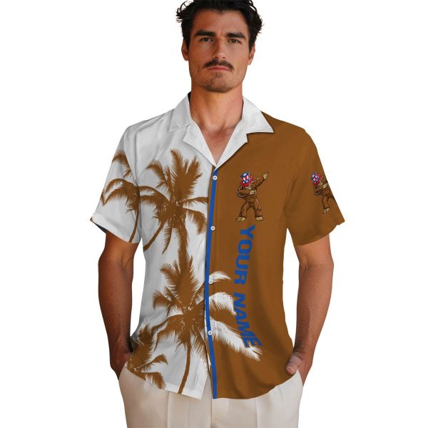 Customized Bigfoot Palm Trees Hawaiian Shirt High quality