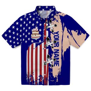 Customized Birthday Stitched Flag Hawaiian Shirt Best selling