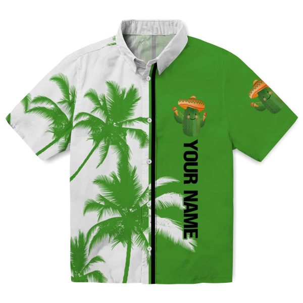 Customized Cactus Palm Trees Hawaiian Shirt Best selling