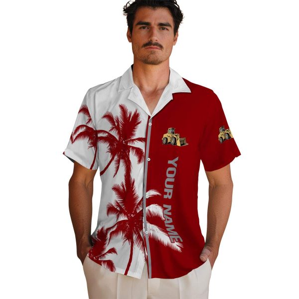 Customized Construction Palm Trees Hawaiian Shirt High quality