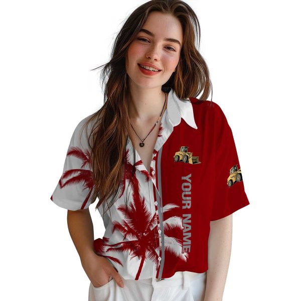 Customized Construction Palm Trees Hawaiian Shirt Trendy