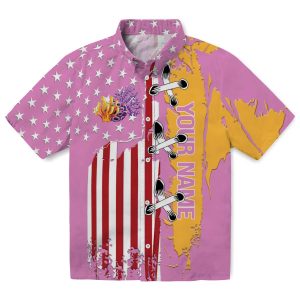 Customized Coral Stitched Flag Hawaiian Shirt Best selling