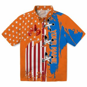 Customized Crawfish Stitched Flag Hawaiian Shirt Best selling