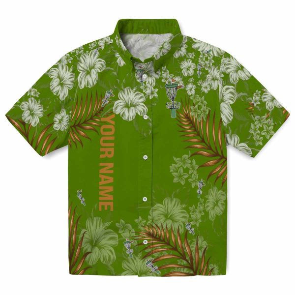 Customized Disc Golf Hibiscus Print Hawaiian Shirt Best selling
