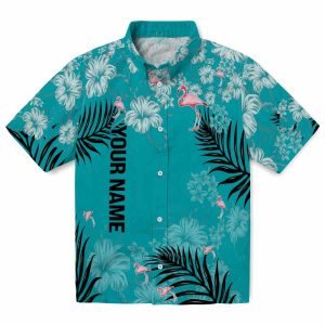 Customized Flamingo Hibiscus Print Hawaiian Shirt Best selling