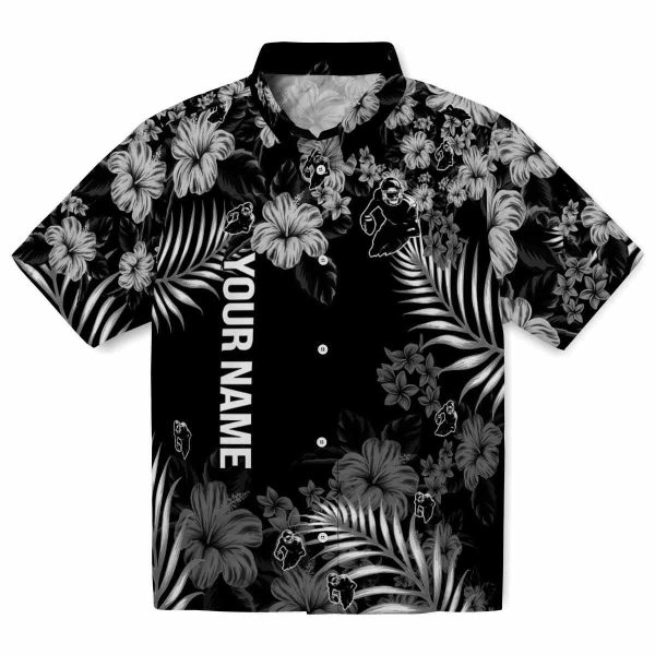 Customized Football Hibiscus Print Hawaiian Shirt Best selling