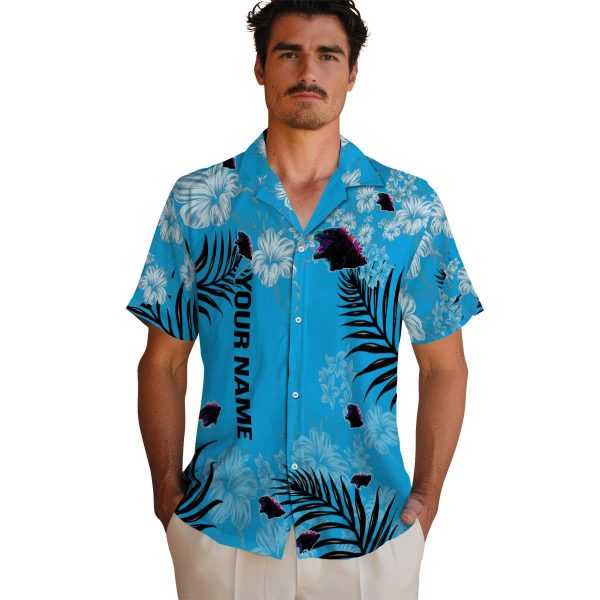 Customized Godzilla Hibiscus Print Hawaiian Shirt High quality