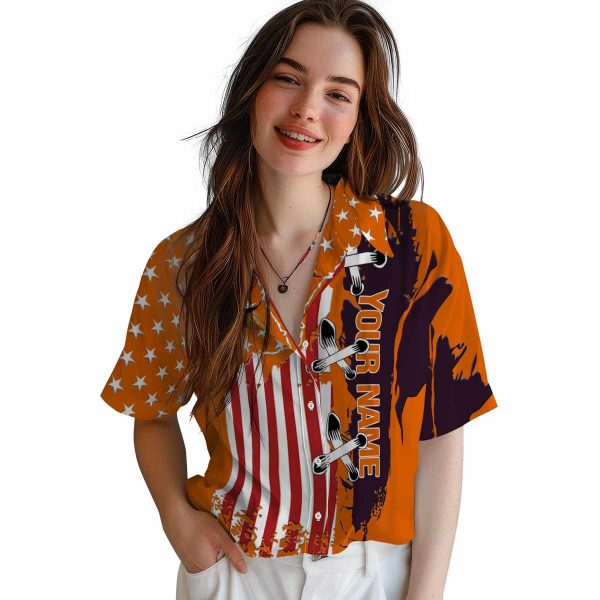 Customized Halloween Stitched Flag Hawaiian Shirt Trendy