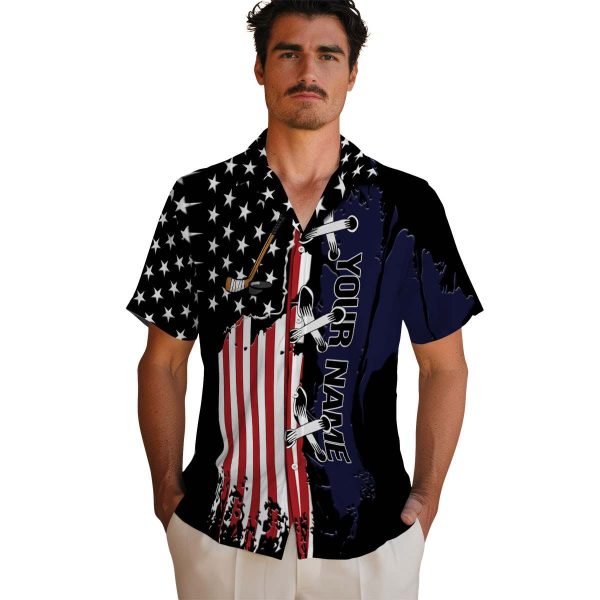 Customized Hockey Stitched Flag Hawaiian Shirt High quality