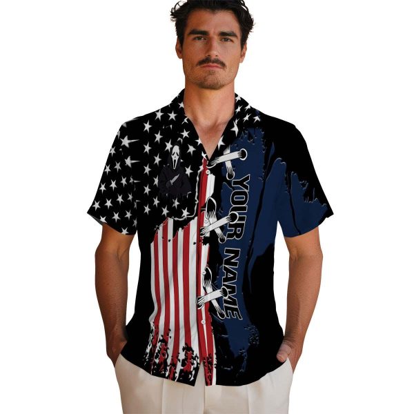 Customized Horror Stitched Flag Hawaiian Shirt High quality