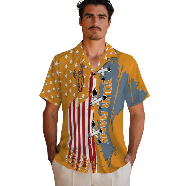 Customized Ironworker Stitched Flag Hawaiian Shirt High quality