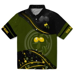 Customized Lemon Abstract Waves Hawaiian Shirt Best selling