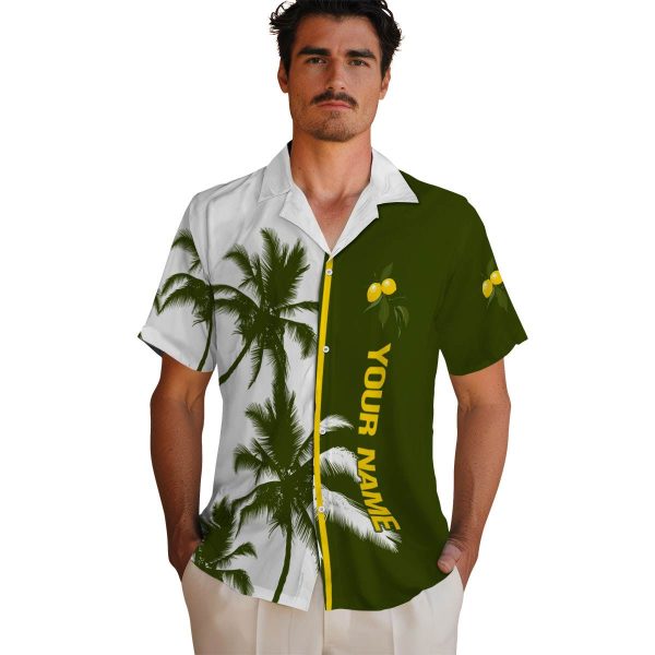 Customized Lemon Palm Trees Hawaiian Shirt High quality