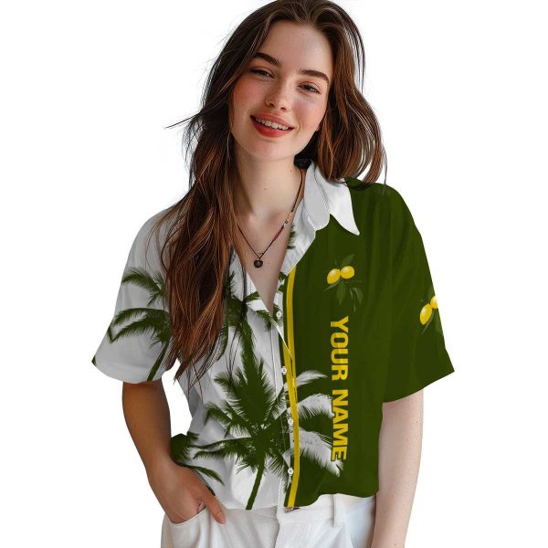 Customized Lemon Palm Trees Hawaiian Shirt Trendy