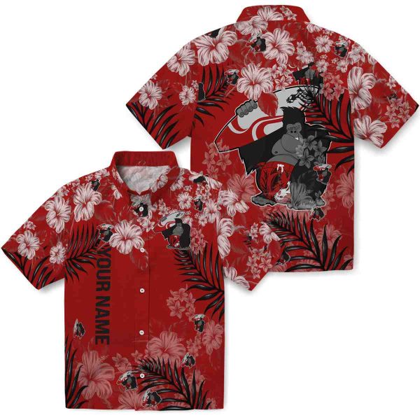 Customized Monkey Hibiscus Print Hawaiian Shirt Latest Model
