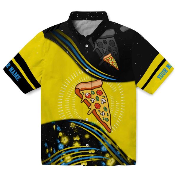 Customized Pizza Abstract Waves Hawaiian Shirt Best selling