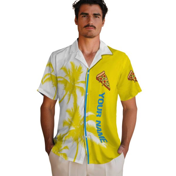 Customized Pizza Palm Trees Hawaiian Shirt High quality