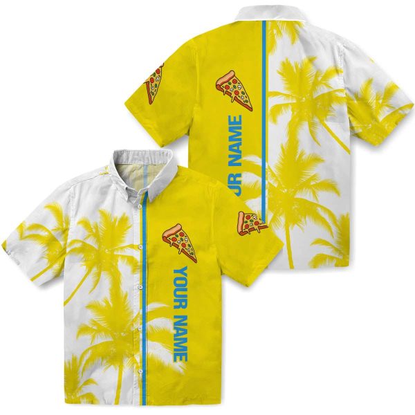 Customized Pizza Palm Trees Hawaiian Shirt Latest Model