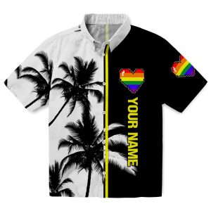 Customized Pride Palm Trees Hawaiian Shirt Best selling