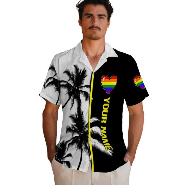 Customized Pride Palm Trees Hawaiian Shirt High quality