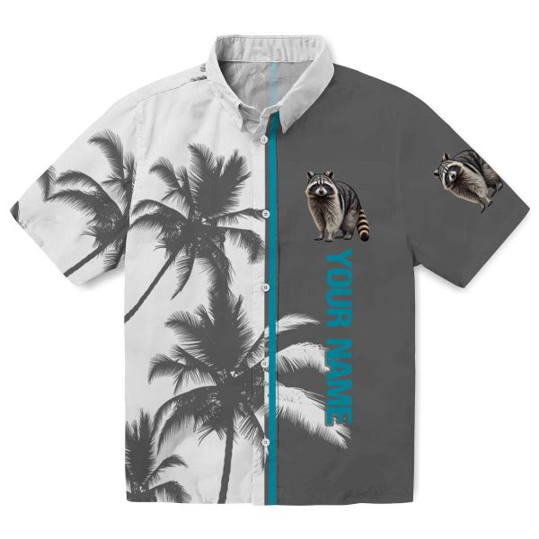 Customized Raccoon Palm Trees Hawaiian Shirt Best selling