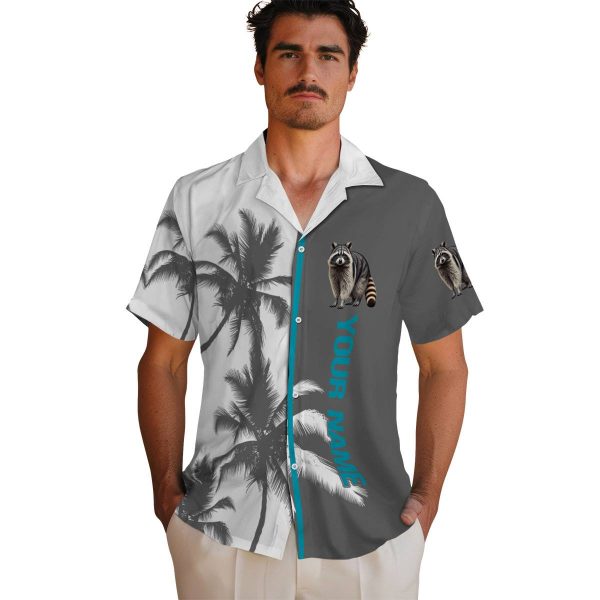 Customized Raccoon Palm Trees Hawaiian Shirt High quality