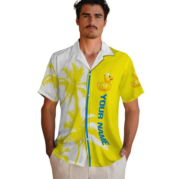 Customized Rubber Duck Palm Trees Hawaiian Shirt High quality