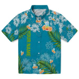 Customized Scotch And Soda Hibiscus Print Hawaiian Shirt Best selling