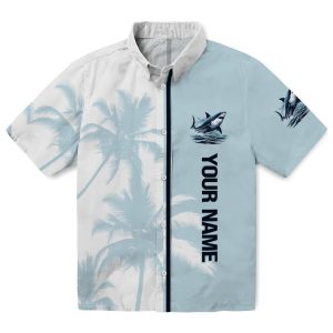 Customized Shark Palm Trees Hawaiian Shirt Best selling