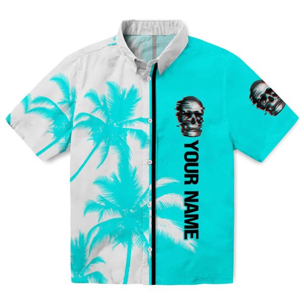 Customized Skull Palm Trees Hawaiian Shirt Best selling