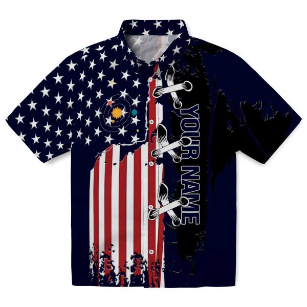 Customized Space Stitched Flag Hawaiian Shirt Best selling