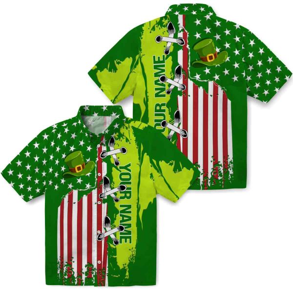 Customized St Patricks Day Stitched Flag Hawaiian Shirt Latest Model