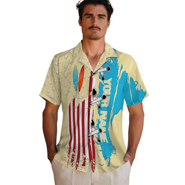 Customized Surf Stitched Flag Hawaiian Shirt High quality