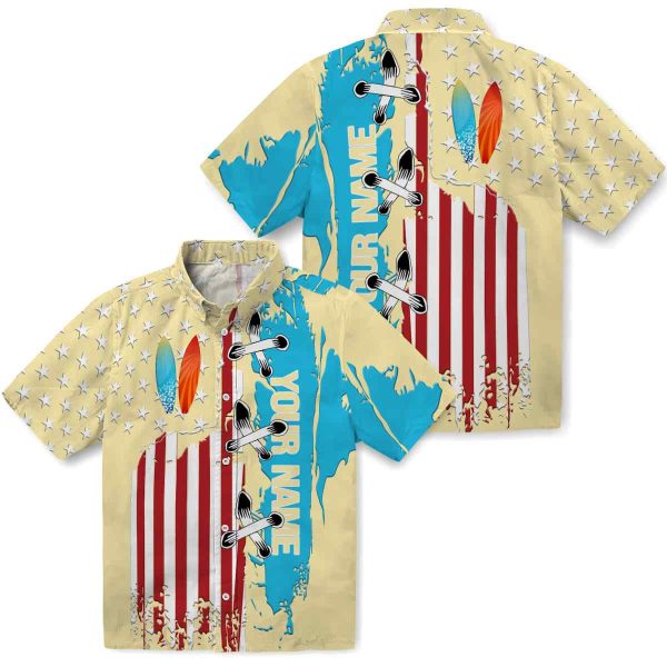 Customized Surf Stitched Flag Hawaiian Shirt Latest Model