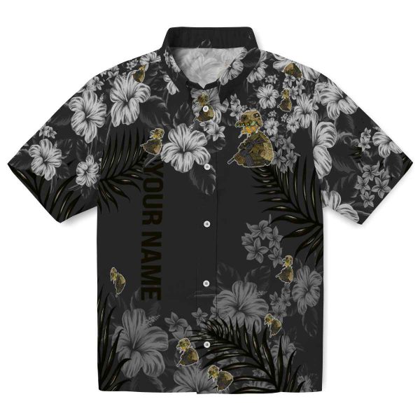 Customized Tactical Hibiscus Print Hawaiian Shirt Best selling