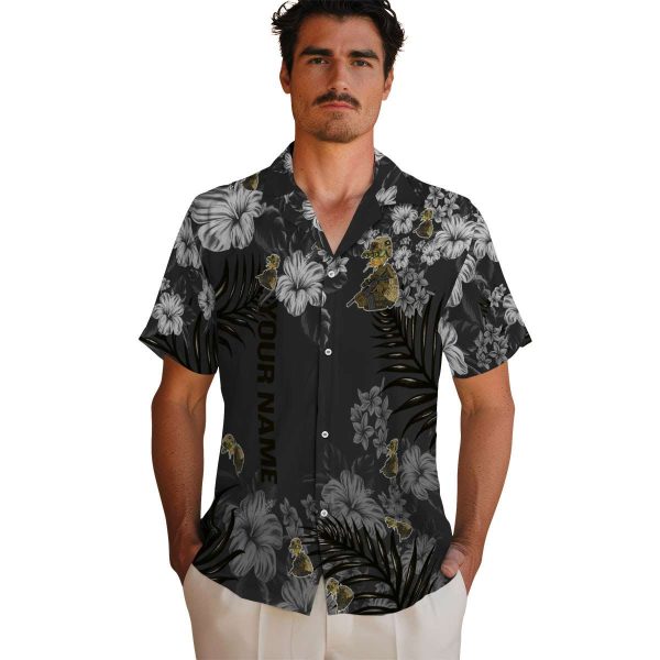 Customized Tactical Hibiscus Print Hawaiian Shirt High quality