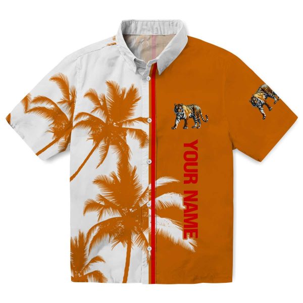 Customized Tiger Palm Trees Hawaiian Shirt Best selling