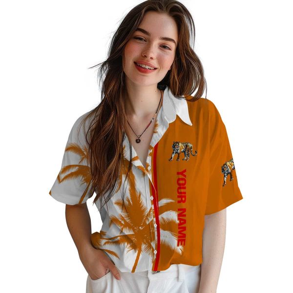 Customized Tiger Palm Trees Hawaiian Shirt Trendy