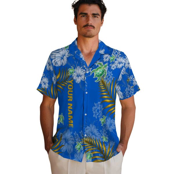 Customized Tribal Hibiscus Print Hawaiian Shirt High quality