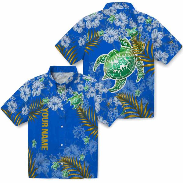 Customized Tribal Hibiscus Print Hawaiian Shirt Latest Model