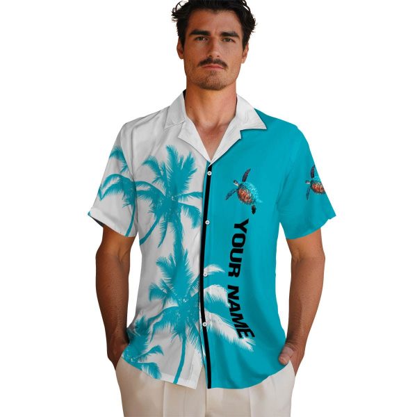 Customized Turtle Palm Trees Hawaiian Shirt High quality