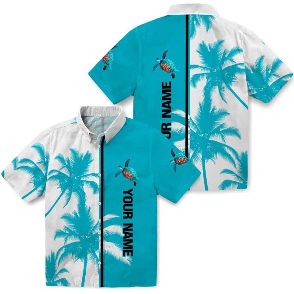 Customized Turtle Palm Trees Hawaiian Shirt Latest Model