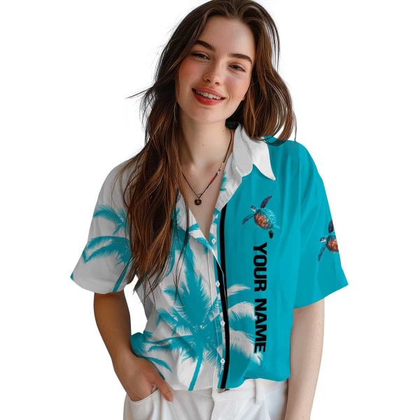 Customized Turtle Palm Trees Hawaiian Shirt Trendy