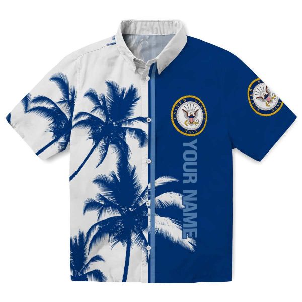 Customized US Navy Palm Trees Hawaiian Shirt Best selling